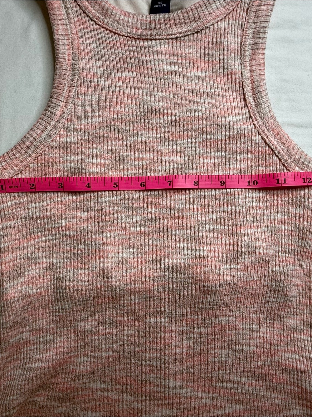 Old Navy Sleeveless Pink Marled Midi Dress - Picture 6 of 7